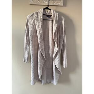 Tommy Hilfiger Tan Knit Cardigan Midi Sweater